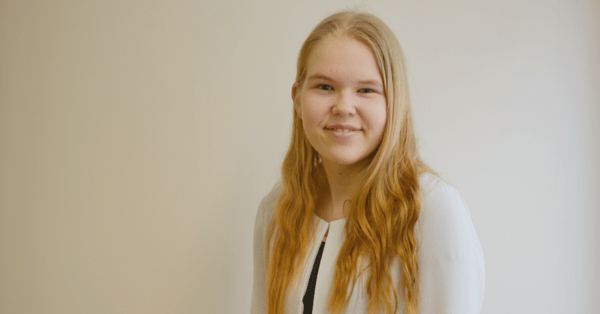 Kova työ pitkän matematiikan opiskelussa on palkinnut Nooran